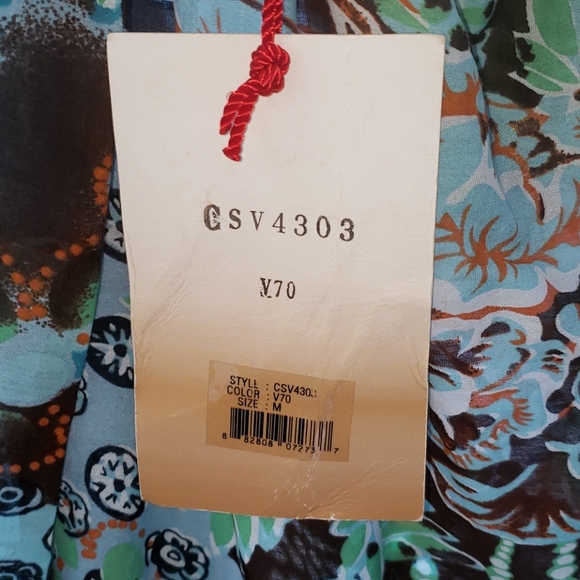 Da-Nang M Blue Floral Tank - Picture 5 of 8